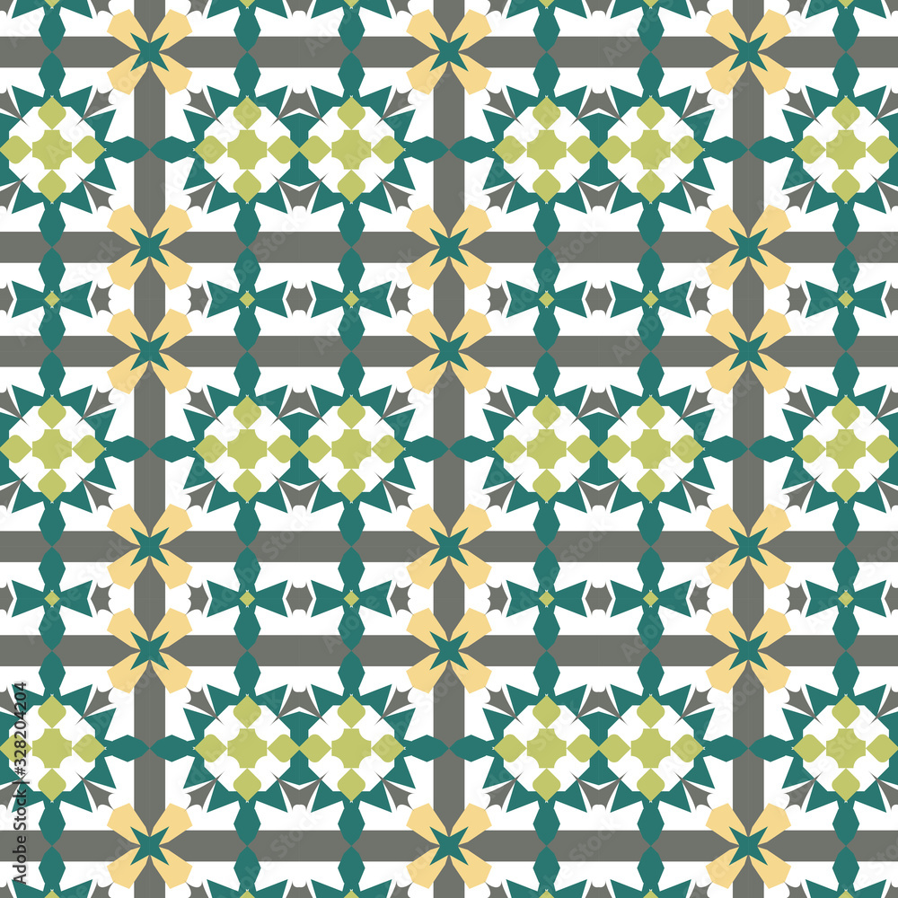 Flower abstract seamless tile pattern. Decoration, fabric.Mobile Flower abstract seamless tile pattern. Decoration, fabric.Mobile