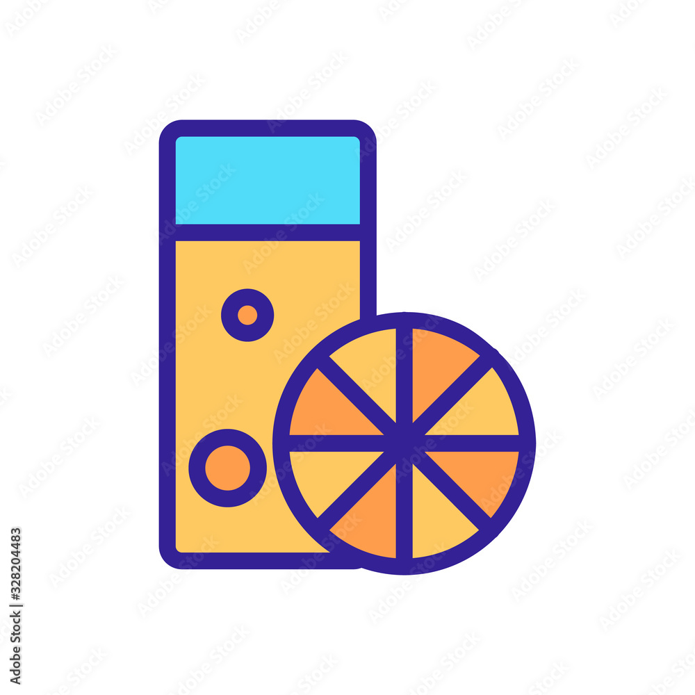 Delicious lemonade fresh vector icon. Thin line sign. Isolated contour symbol illustration Delicious lemonade fresh vector icon. Thin line sign. Isolated contour symbol illustration