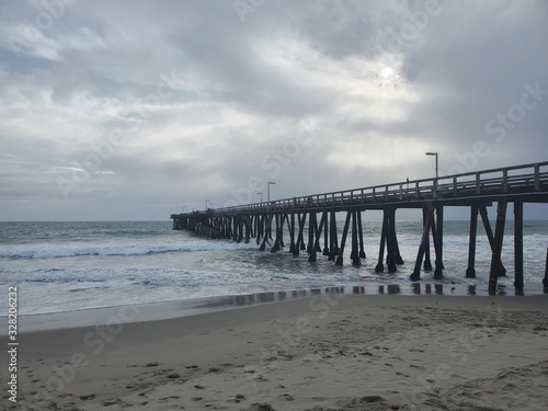 pier at sunset