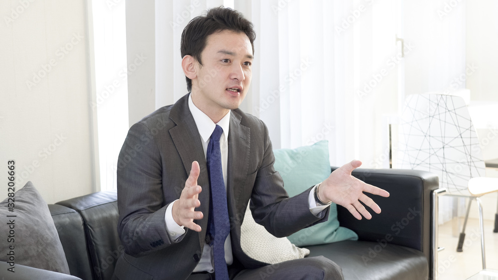 Fototapeta premium 男性 ビジネス