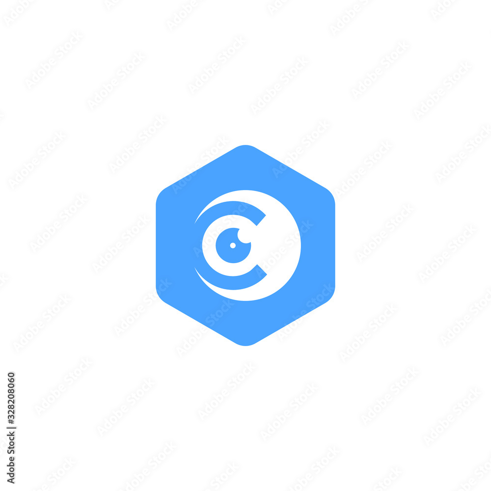 Letter C icon Logo. minimalist Unique modern geometric creative elegant. Vector icon Letter C icon Logo. minimalist Unique modern geometric creative elegant. Vector icon