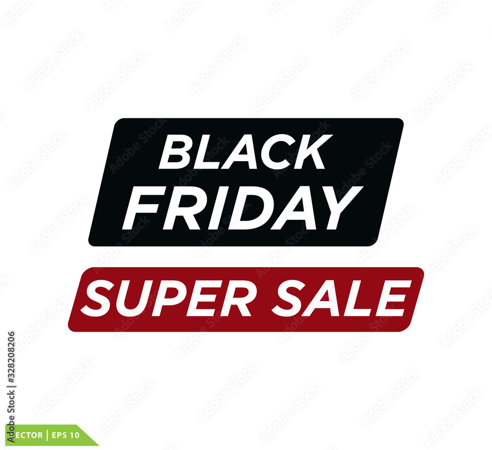 Obraz premium Black friday icon vector ,price tag icon vector logo design