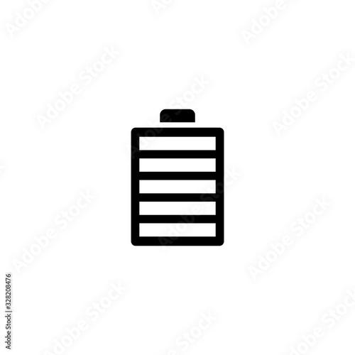 Vector illustration, battery icon design