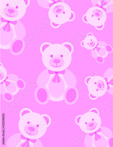 Ursinho rosa
