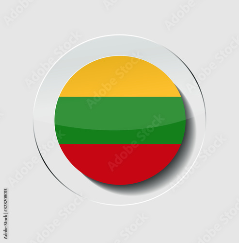 Free Download Lithuanian country flag circle icon with a white background - GFXLoad