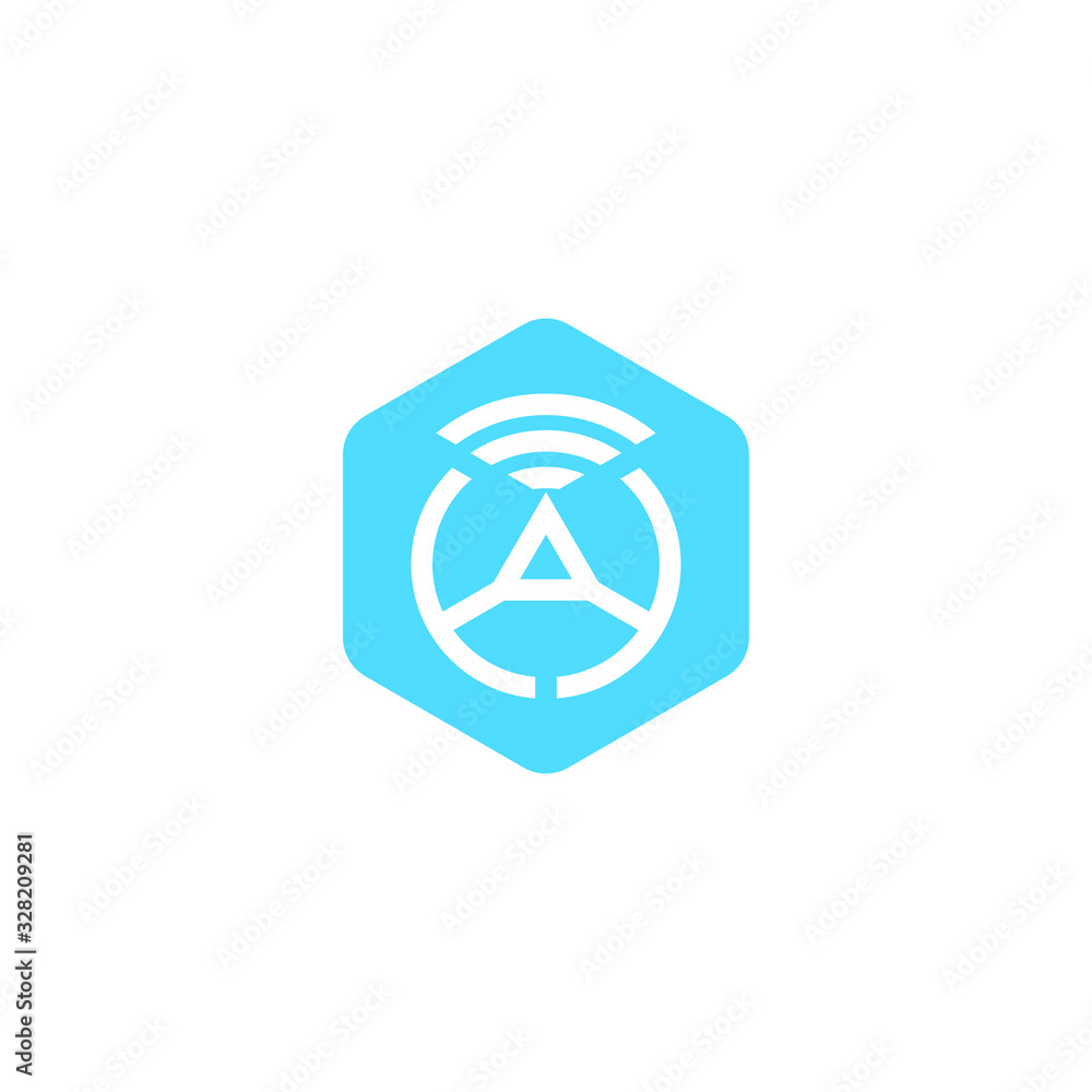 Letter A Logo icon . minimalist Unique modern geometric creative elegant. Vector icon Letter A Logo icon . minimalist Unique modern geometric creative elegant. Vector icon