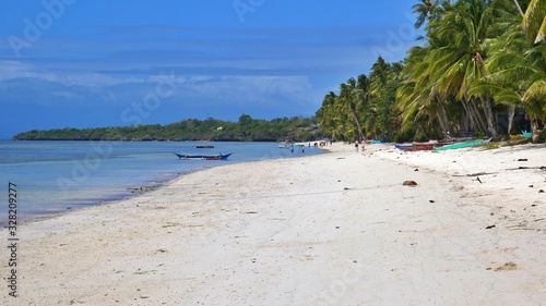 Coral Cay Beach at Siquijor Island  Philippines