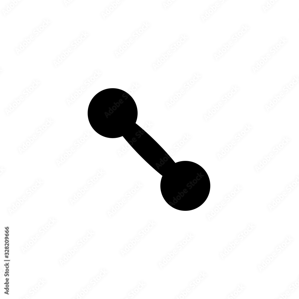 Vector illustration, dumbbell icon design Vector illustration, dumbbell icon design
