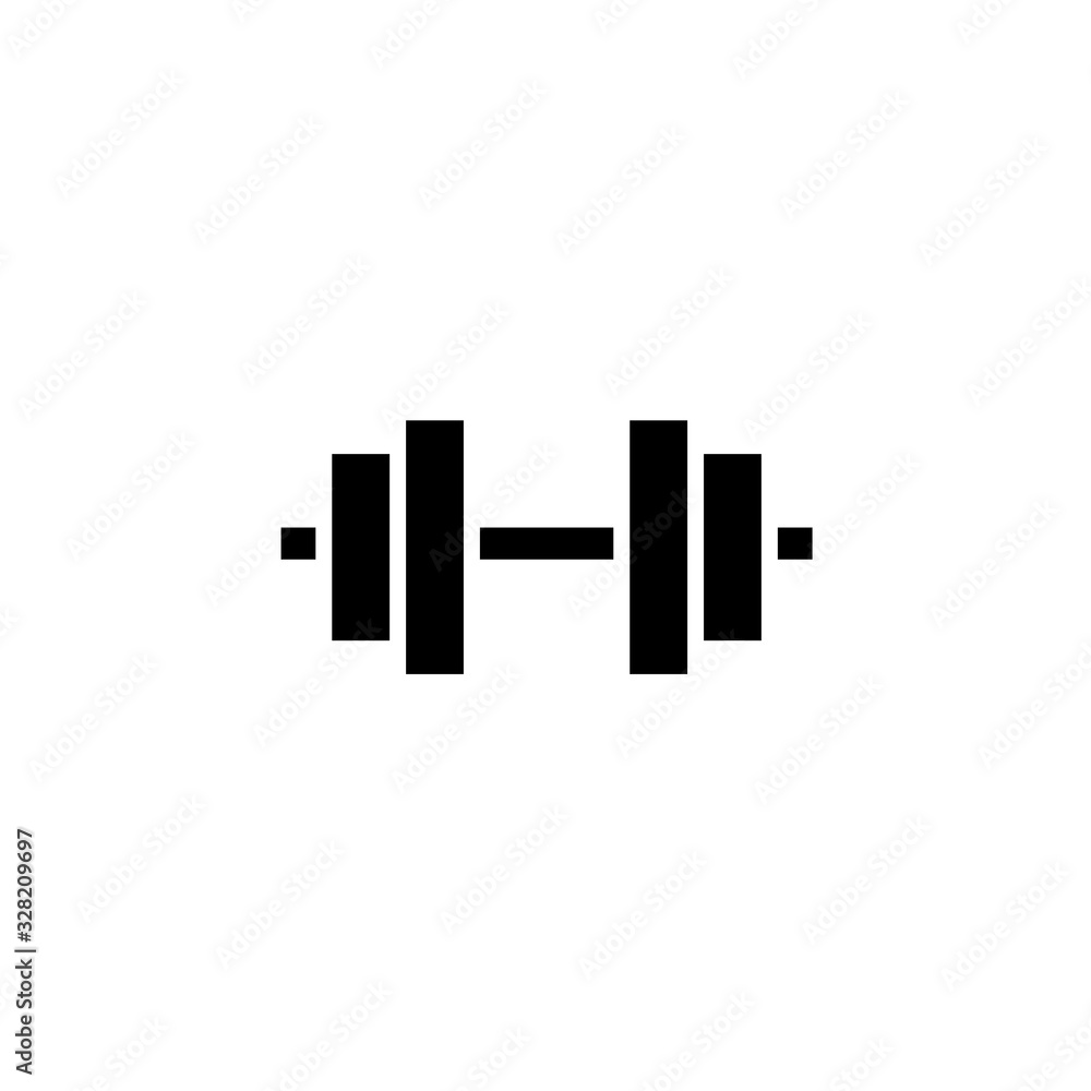 Vector illustration, dumbbell icon design Vector illustration, dumbbell icon design