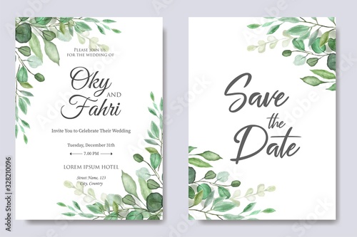 Beautiful Wedding Invitation Design Template