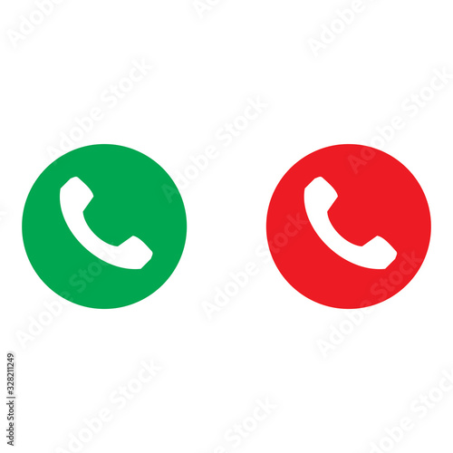 ACCEPT AND IGNORE CALL ICON, INCOMING CALL ICON
