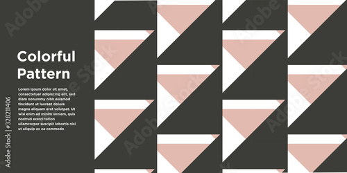 Fototapeta Pink and Grey Pattern Background