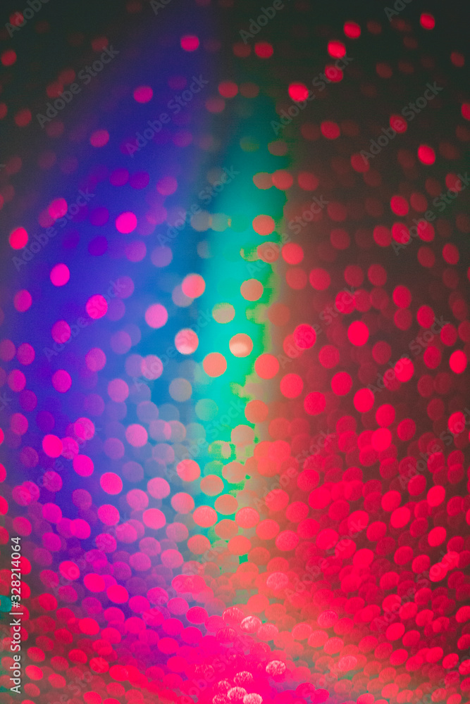 Abstract Colourful Light Bokeh Background