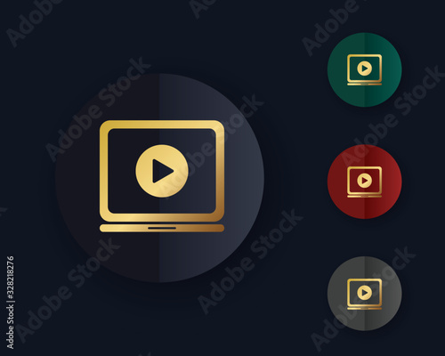 video tutorial icon