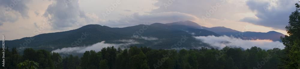 Vermont Hills in the Clouds