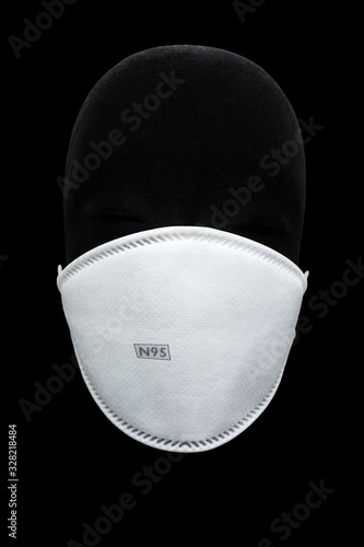 Wallpaper Mural health mask in black background isolated Torontodigital.ca