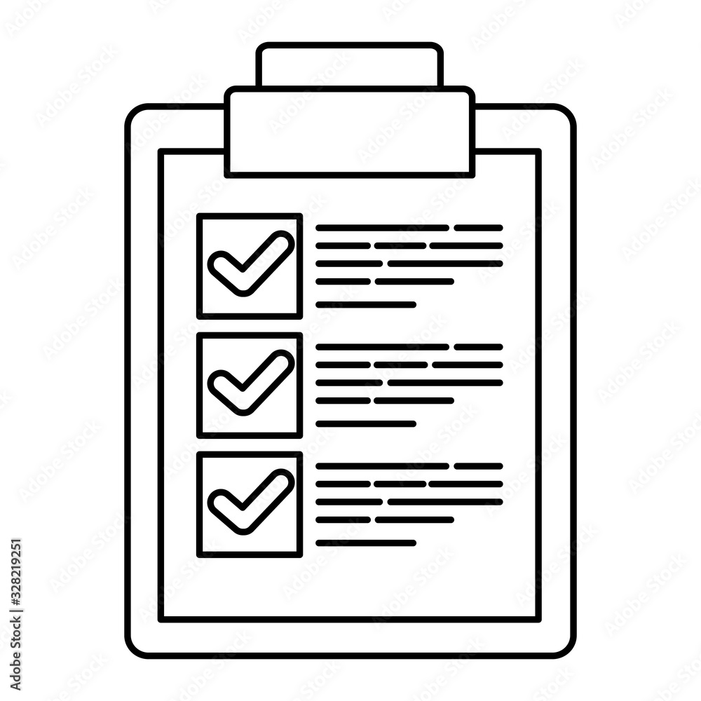 Isolated list document vector design Isolated list document vector design