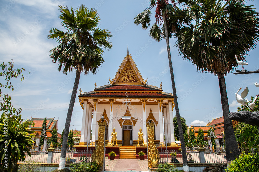Wat Kamphaeng, a buddhist temple of Battambang, Cambodia
