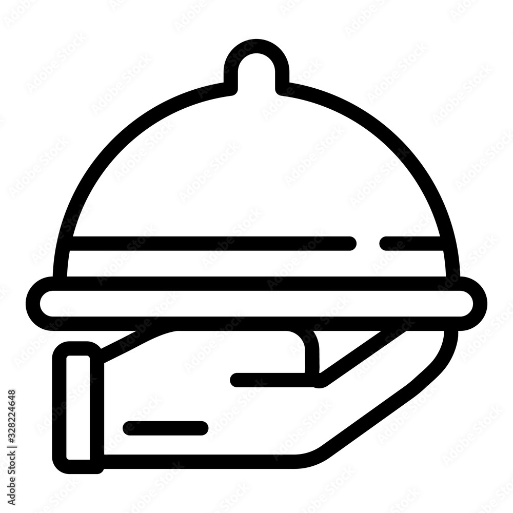 Wedding tray food icon. Outline wedding tray food vector icon for web design isolated on white background Wedding tray food icon. Outline wedding tray food vector icon for web design isolated on white background