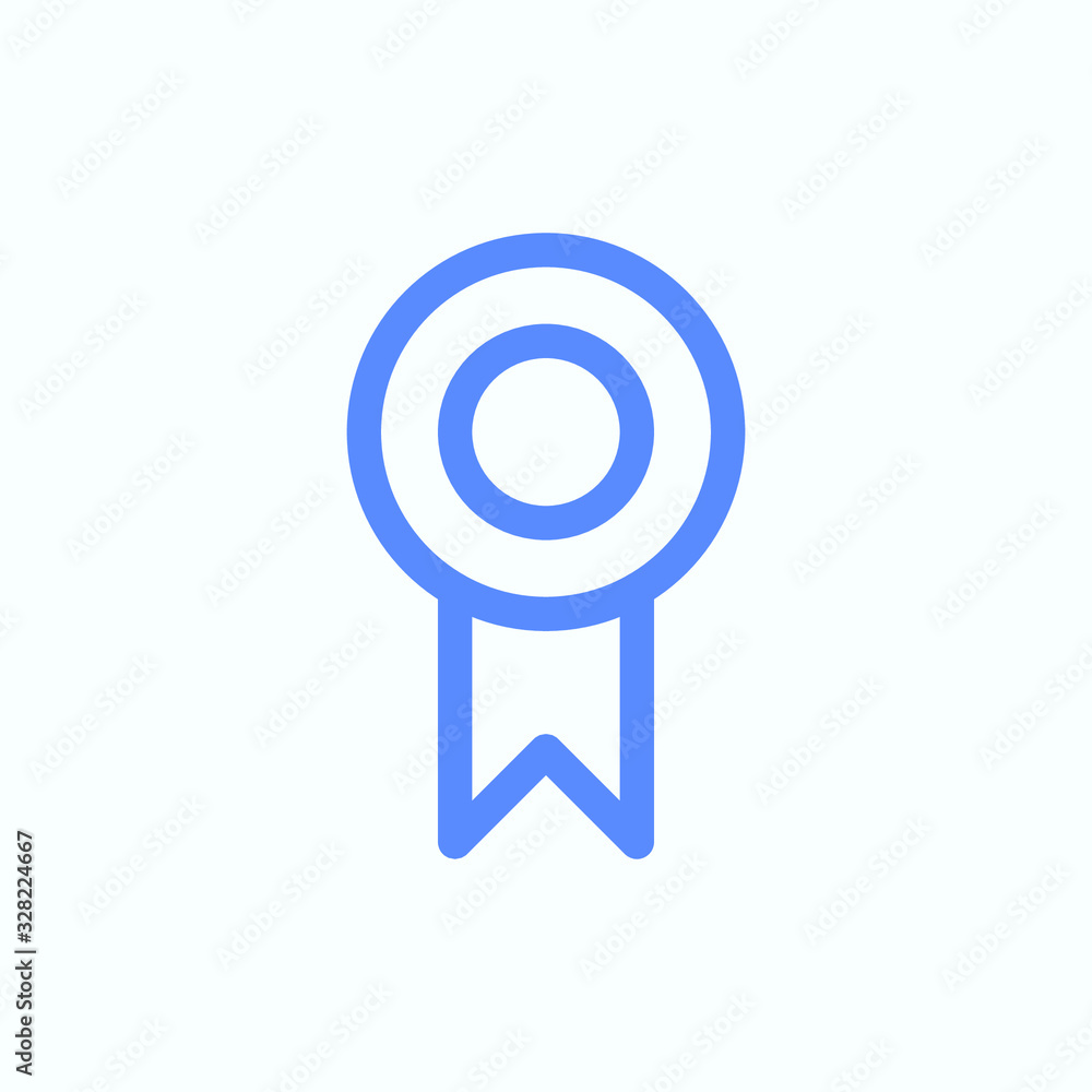 Verified or badge icon for the e-commerce website design. Rounded and thin icon of the badge emblem. Verified or badge icon for the e-commerce website design. Rounded and thin icon of the badge emblem.