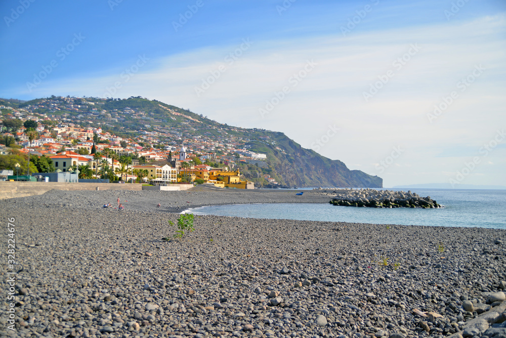 panoramic view of the coast Madeira Funchal