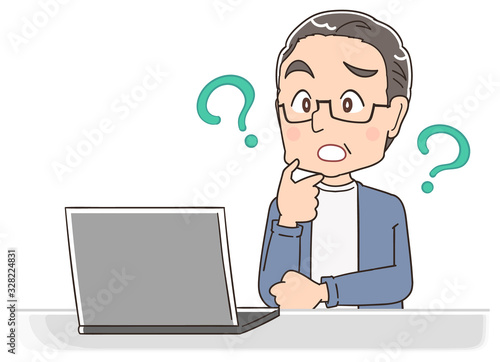 おじいさん シニア 祖父 おじいちゃん 男 おじさん イラスト マンガ