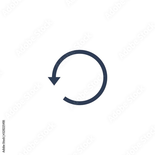 Reiteration. Operational process. Vector linear icon isolated on white background.