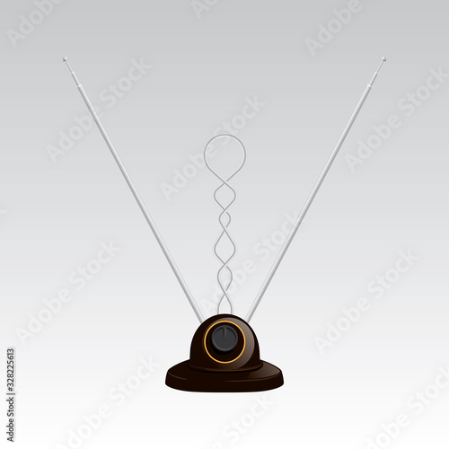 Vintage Retro TV Telescopic Antenna