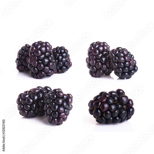 blackberry or fresh blackberry on a background new.