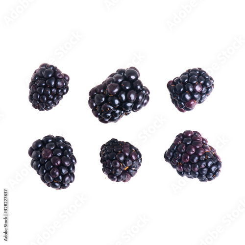 blackberry or fresh blackberry on a background new.