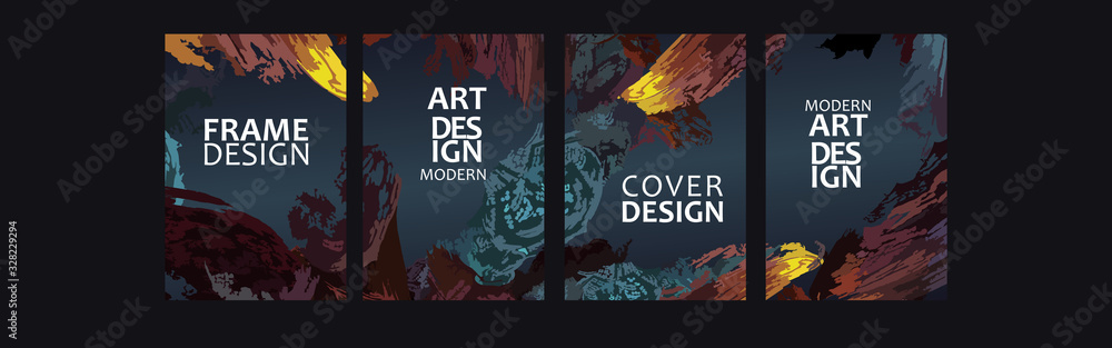 Vector cover for text. Abstract background with gradient color. Applicable for design cover, presentation, invitation, flyer, annual report, poster and business card, desing packaging