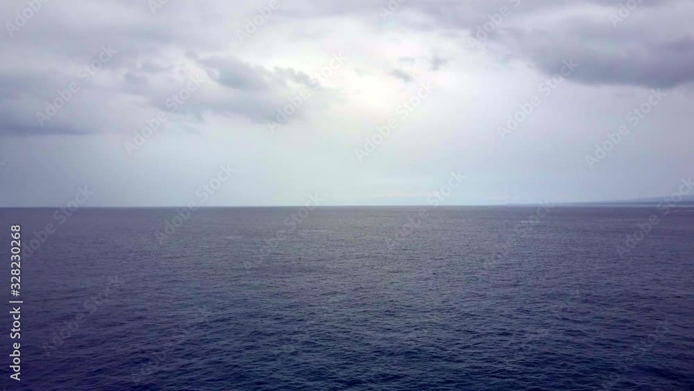 Dark blue ocean still shot before the storm comes. Dark blue ocean still shot before the storm comes.