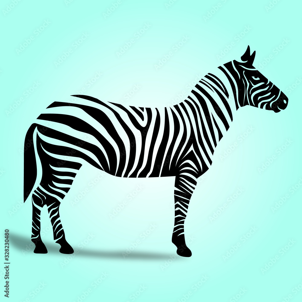 Obraz premium Zebra illustration