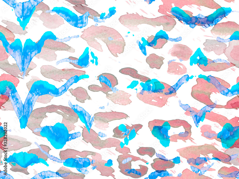 Watercolor Seamless Pattern. Watercolor Seamless Pattern.