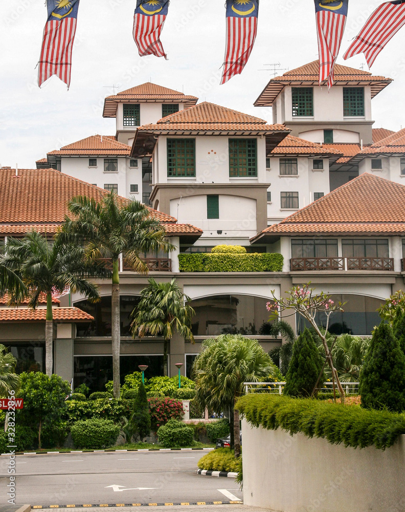Fotografie the architecture in malacca,malaysia