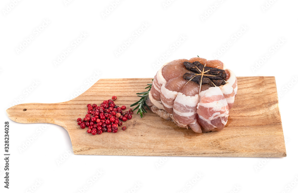 veal paupiette in studio veal paupiette in studio