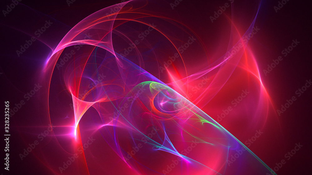 Fractal 3D rendering abstract and shiny background Fractal 3D rendering abstract and shiny background