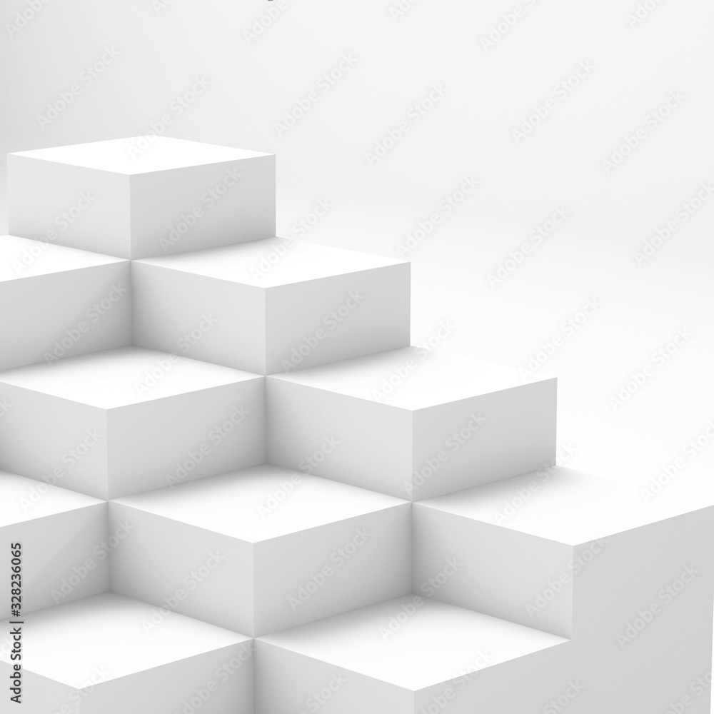 Geometric figures display on pink background,3d rendering ,3d illustration Geometric figures display on pink background,3d rendering ,3d illustration