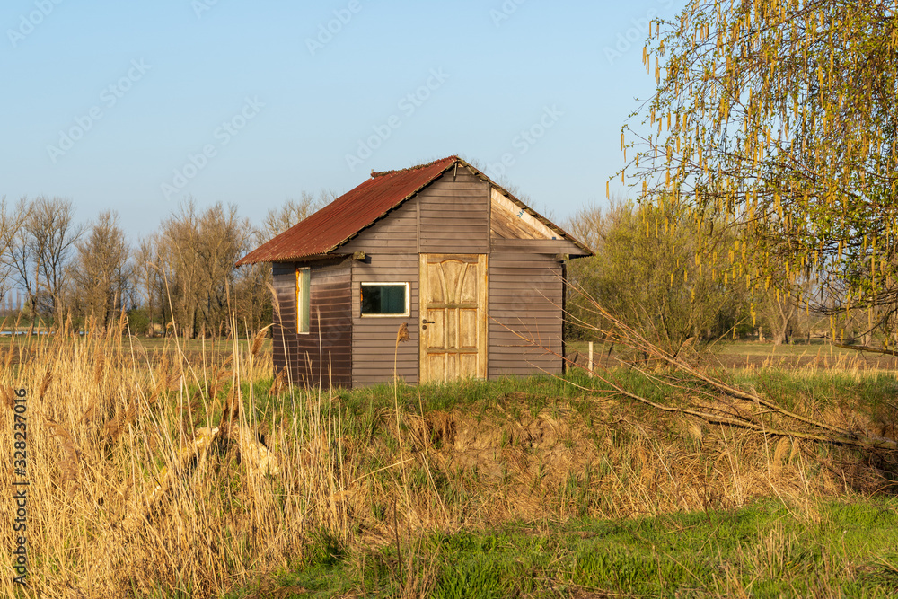old wooden house in the forest old wooden house in the forest