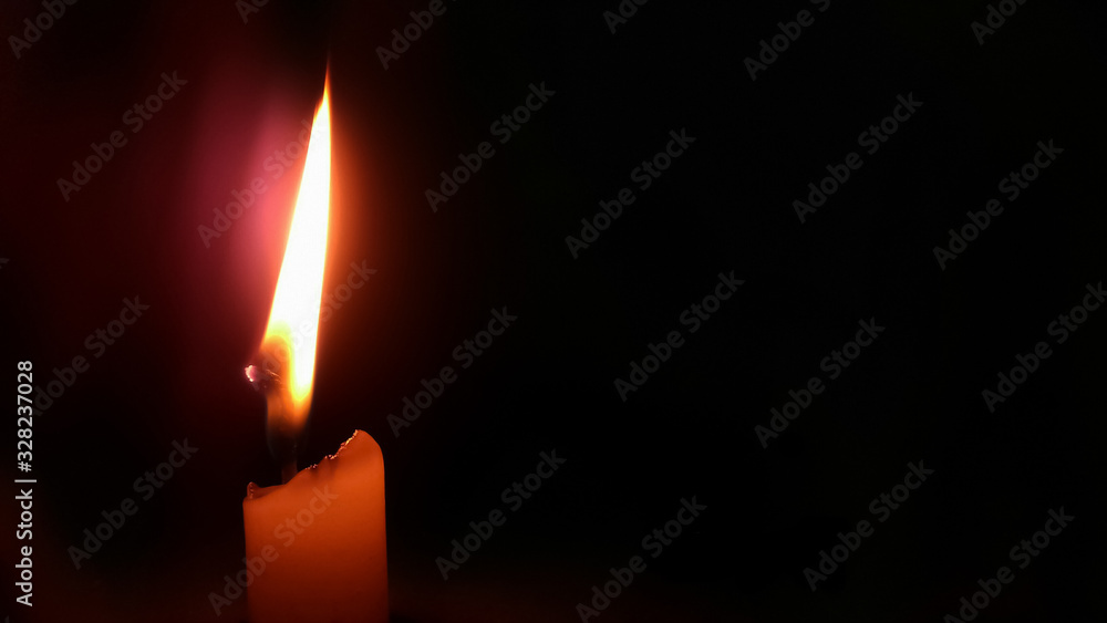 Candlelight with dark background, wax glowing dark wallpaper Candlelight with dark background, wax glowing dark wallpaper