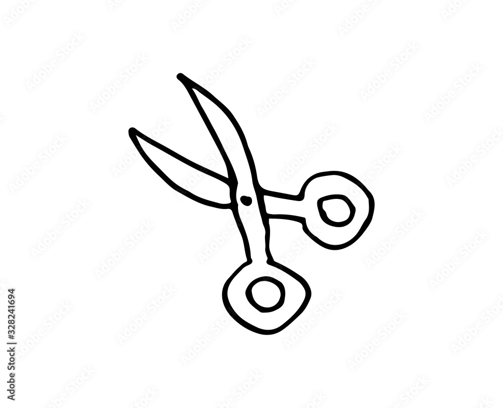 Fototapeta premium Vector doodle coupon icon illustration with color, hand drawn