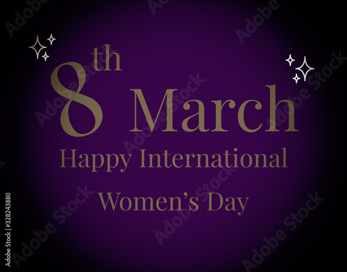 Happy international women s day wishes greeting card on abstract background  graphic design illustration wallpaper
