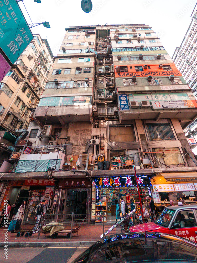 Streets of Hong Kong at day time