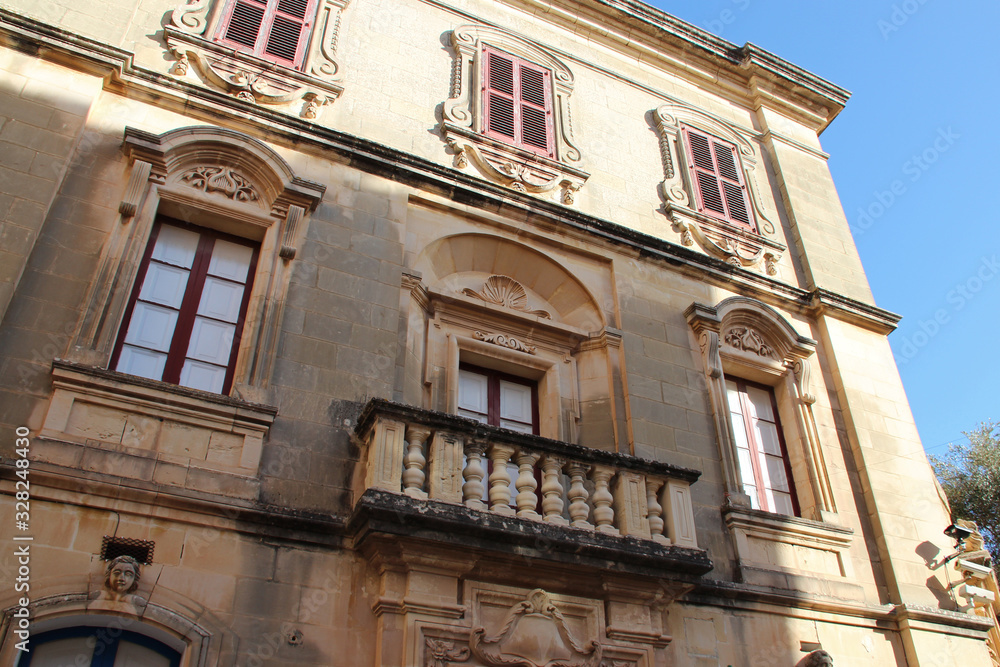 palace (police station) in mdina (malta)