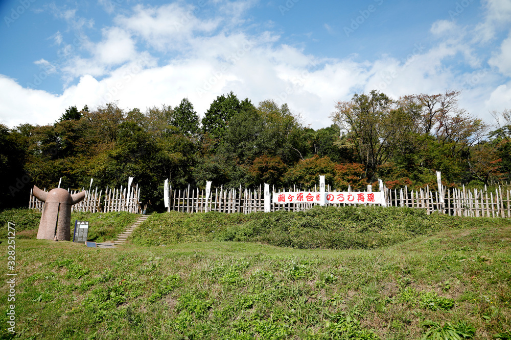 関ケ原古戦場 関ケ原古戦場跡 関ケ原合戦場 石田三成陣跡 Photos | Adobe Stock