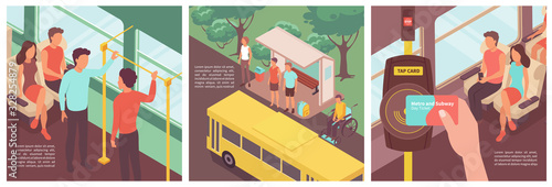 Public Transportation Tips Set