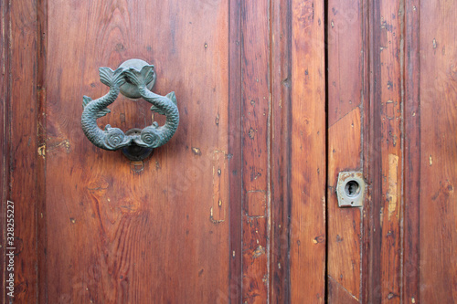 door of a house in bormla (malta)