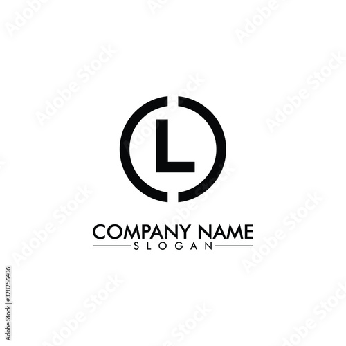 initial, letter l company or business logo design vector