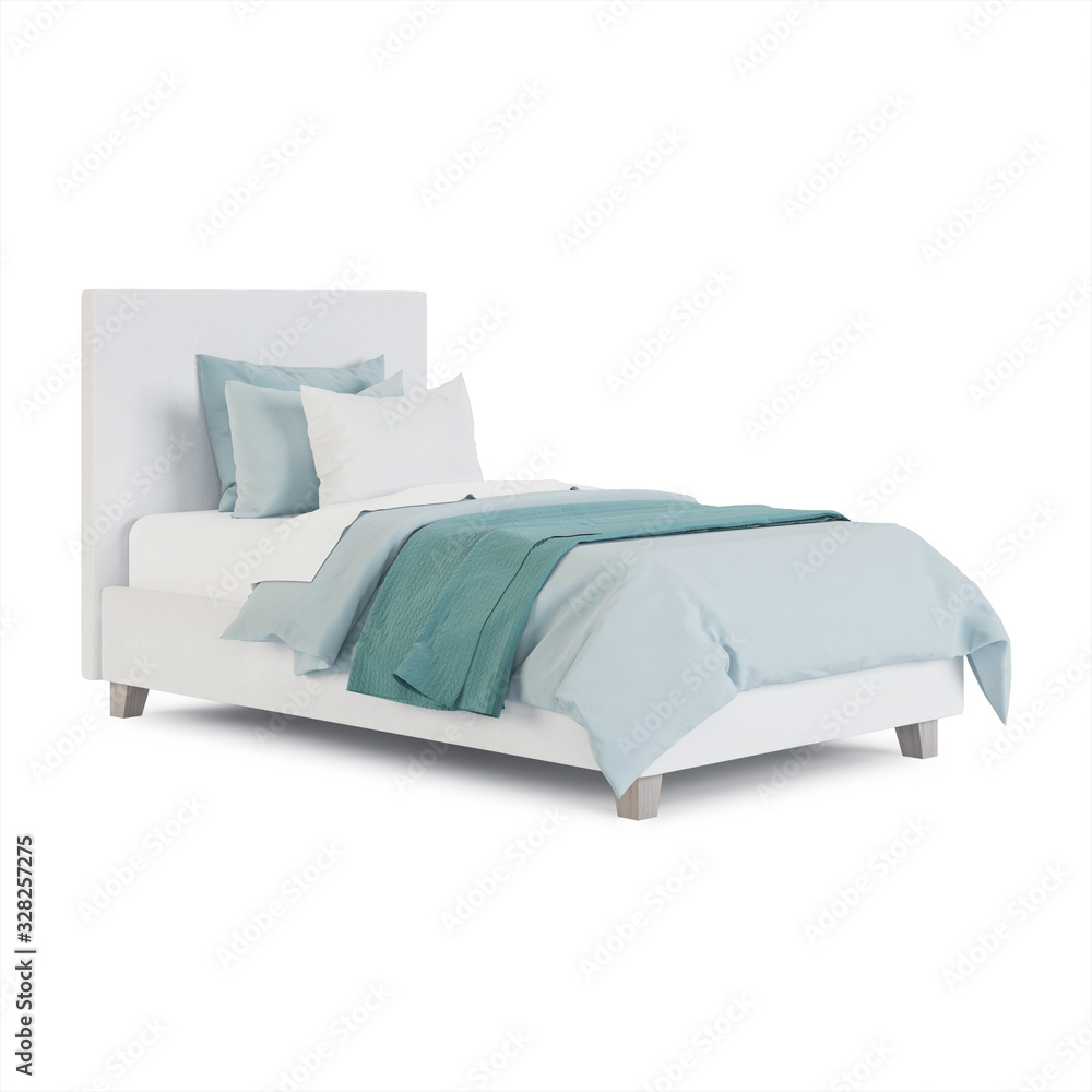Baby bed on a white background.