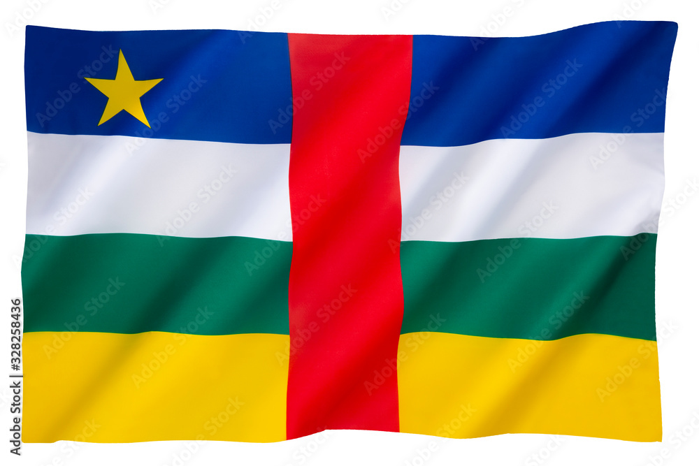 Obraz premium Flag of the Central African Republic